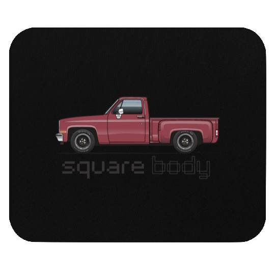 Square Body Carmine Mouse Pads