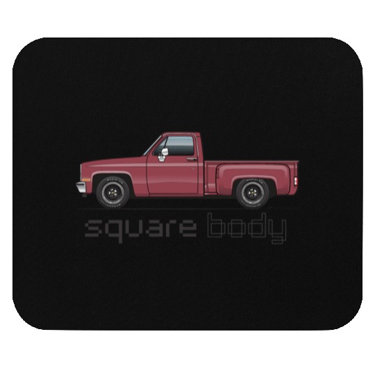 Square Body Carmine Mouse Pads