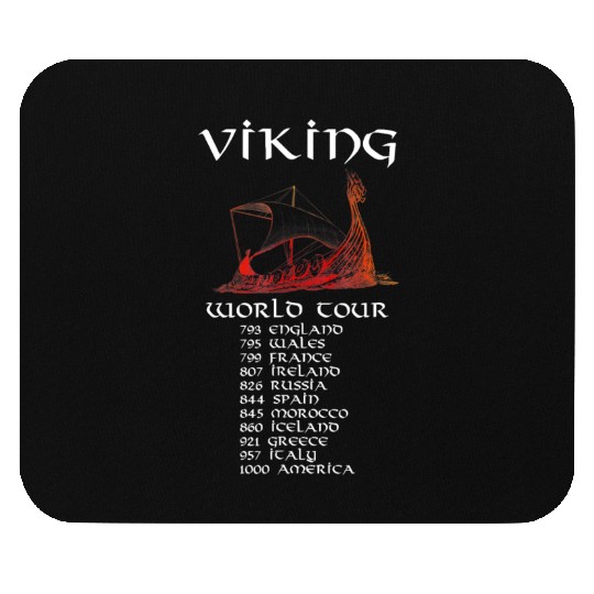 Viking World Tour Valiant Viking Warriors Mouse Pads