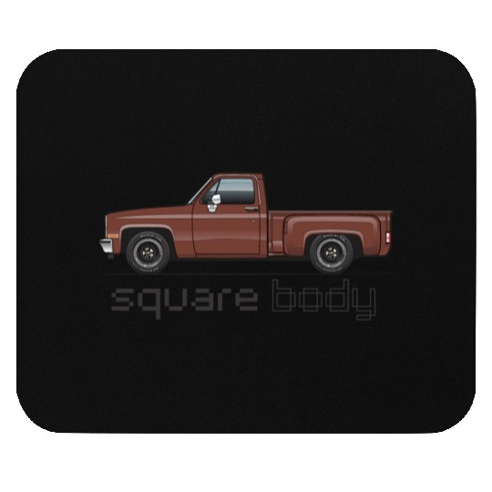Square Body Dark Brown Mouse Pads