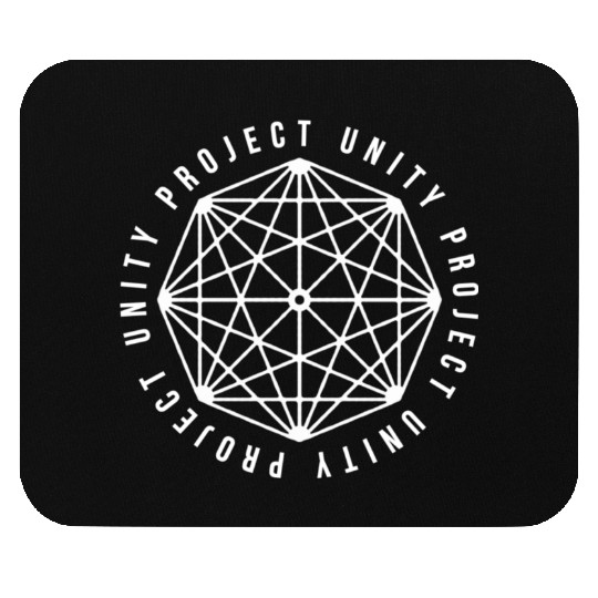 Project Unity Logo (White) Mouse Pads