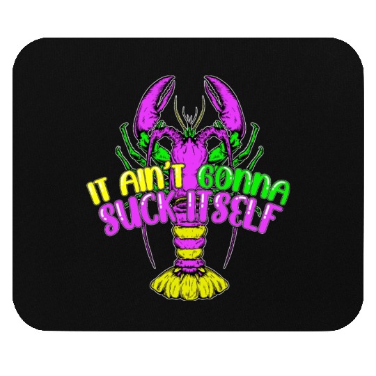 Funny Lobster Mardi Gras Mouse Pads