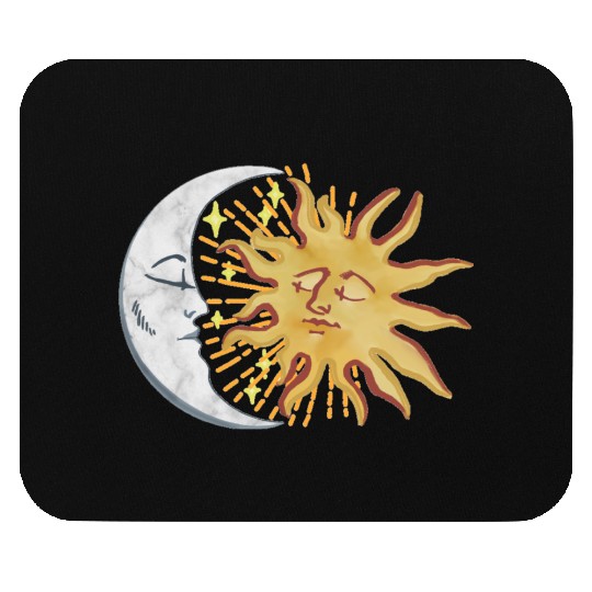 Sun and Moon Mouse Pads