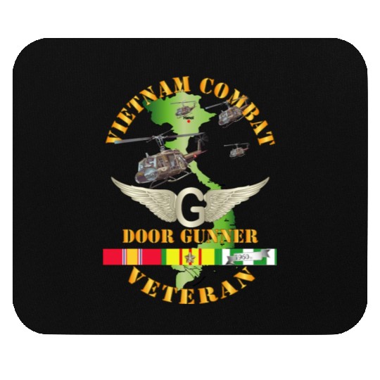 Army Vietnam Combat AVN Vet Door Gunner Air Assaul Mouse Pads