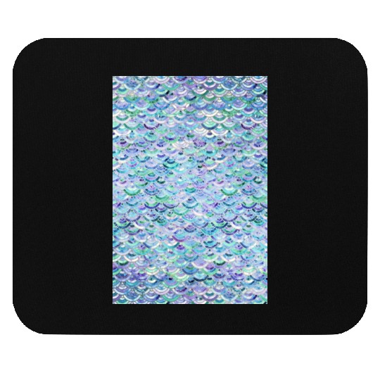 Marble Mosaic in Sapphire and Emerald Mouse Pads