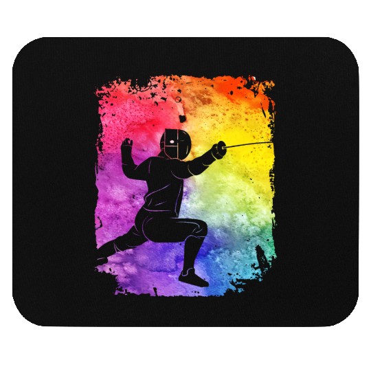 Fencing Retro Mouse Pads