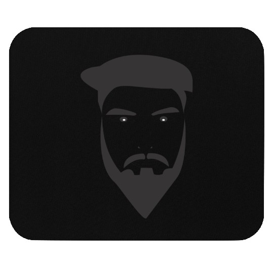 man face Mouse Pads