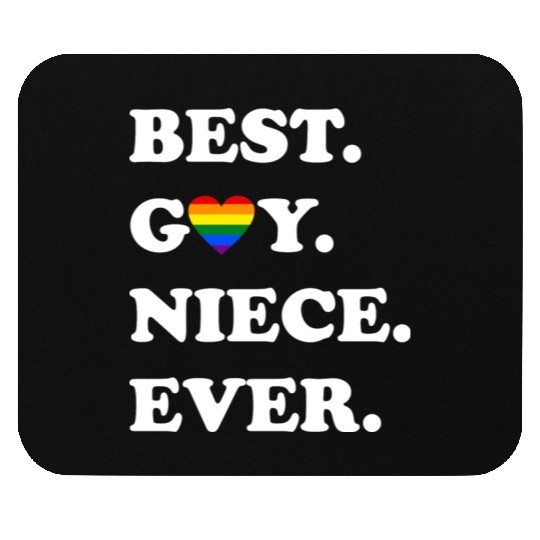 Best Gay Niece Ever Mouse Pads LGBTQ Gay Pride