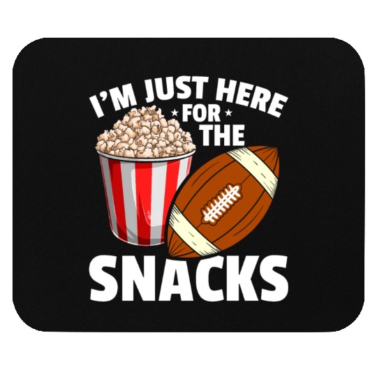Football Popcorn Snack Food Lover Mouse Pads