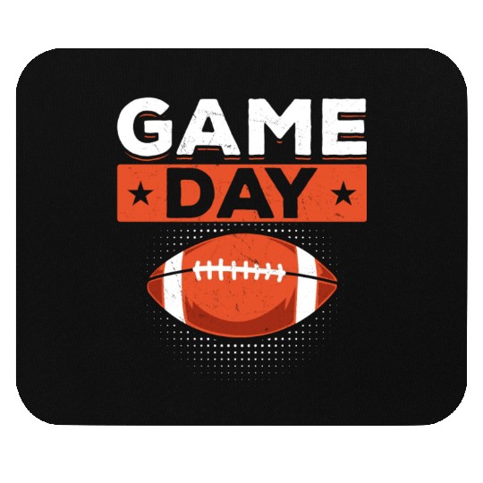 Retro American Football Game Day Mouse Pads