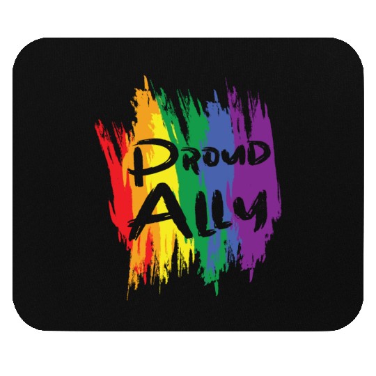 LGBTQ Pride LGBT Proud Ally Homo Rainbow Mouse Pads