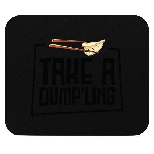 Dumpling Asian Food Chinese Food Fan Mouse Pads