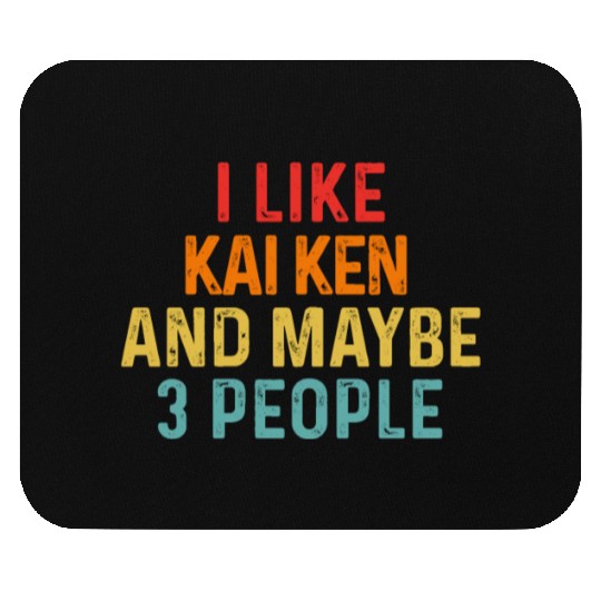 I Like Kai Ken And Maybe 3 People Dog Lover Retro Mouse Pads