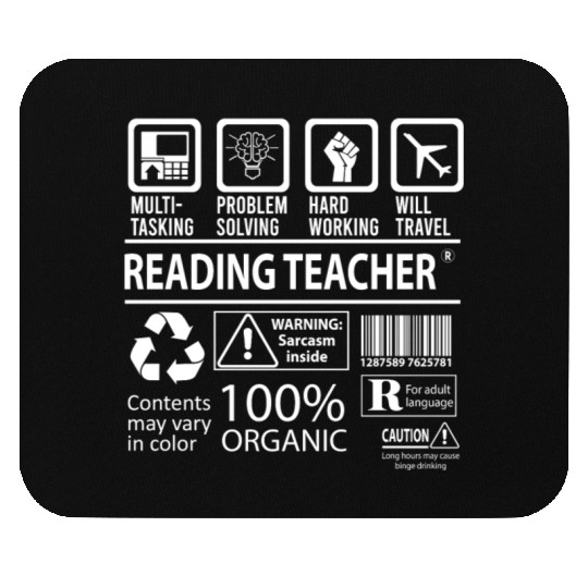 Reading Teacher Mouse Pads - Multitasking Job Gift It