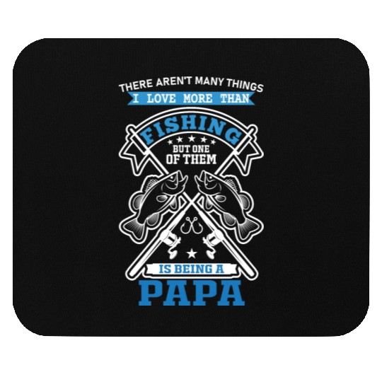 Fishing lover. Fishing dad. Fathers day fishing Mouse Pads