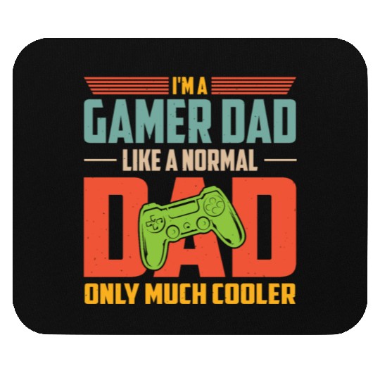 Gamer Gaming dad fathers day Mouse Pads