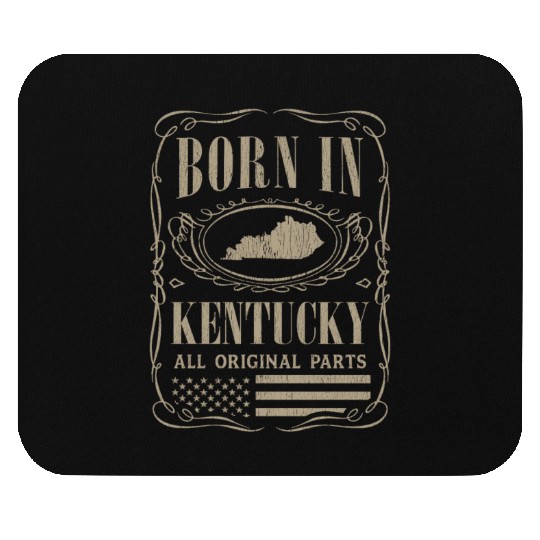 Vintage America US States Born Kentucky Mouse Pads