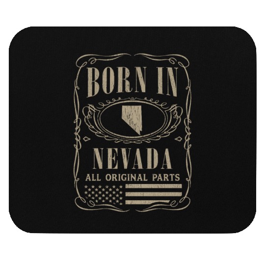 Vintage America US States Born Nevada Mouse Pads