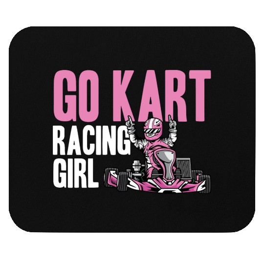 Kart Racing Girl Girl Racer Gift Mouse Pads