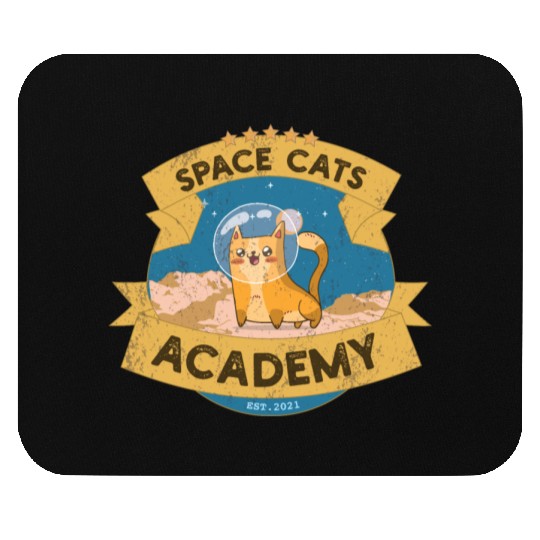 Space Cats Academy Mouse Pads