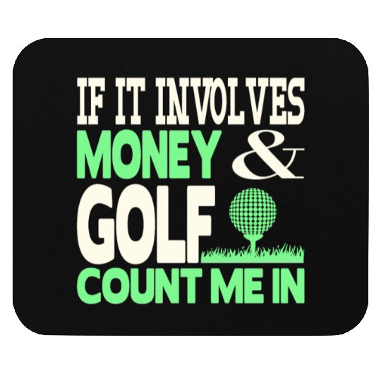 Money and golf Mouse Pads
