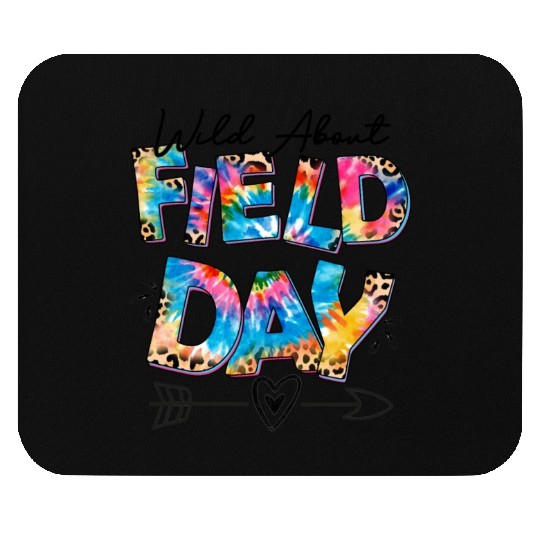 Tie dye leopard Wild About Field Day Teacher Kids Mouse Pads