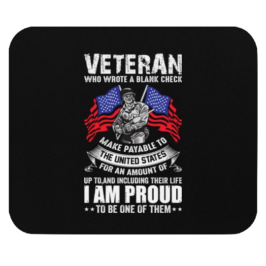 Veterans day celebration. Thank you veterans Mouse Pads