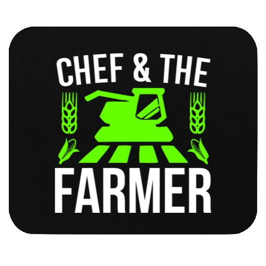 Farmer Mouse Pads Chef & the Farmer Farm Life Gift Mouse Pads