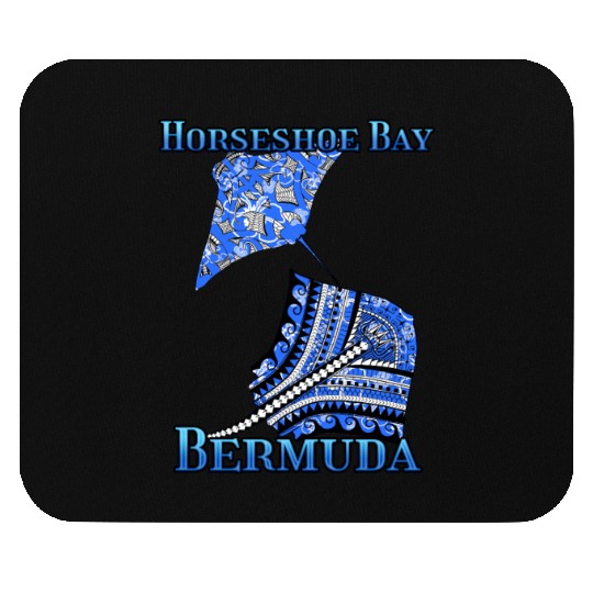 Horseshoe Bay Vacation Tribal Stingrays Mouse Pads