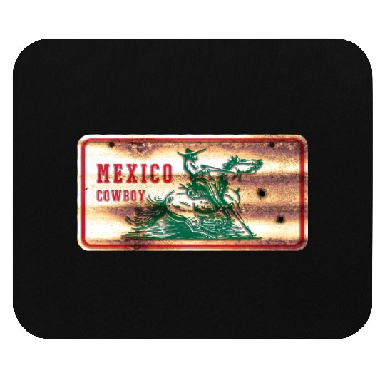 Mexico Cowboy Shield Mouse Pads