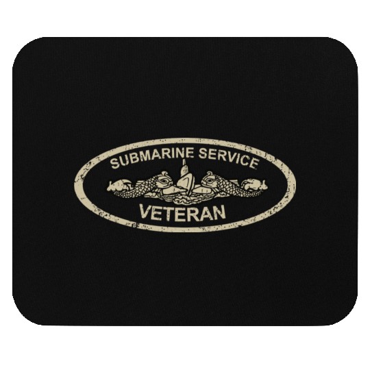 Vintage Us Navy Submarine Service Veteran T Mouse Pads