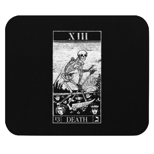 Blackcraft The Grim Reaper Vintage Death Tarot Car Mouse Pads