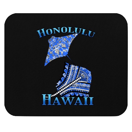 Honolulu Vacation Tribal Stingrays Mouse Pads