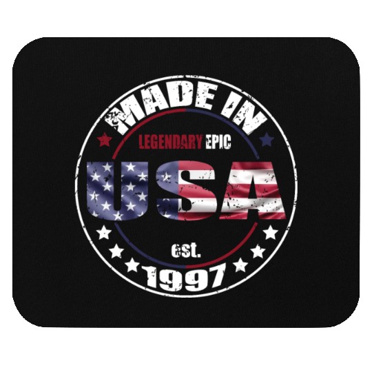 Birthday Saying Born USA 1997 Mouse Pads