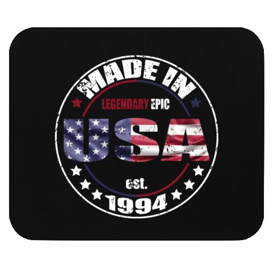 Birthday Saying Born USA 1994 Mouse Pads