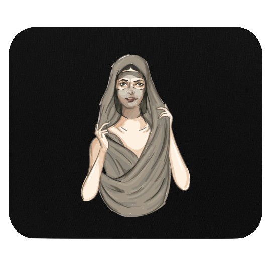 Arabic Woman Hijab Belly Dance Arabic Woman Hijab Mouse Pads