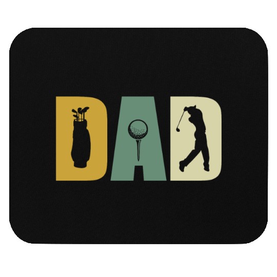Golfing Dad Lovers Fathers Day Mouse Pads