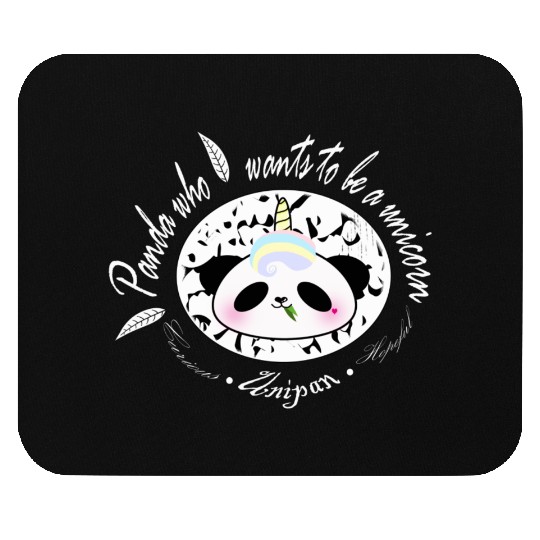 Panda who wants to be a unicorn, Unipan #3 Mouse Pads