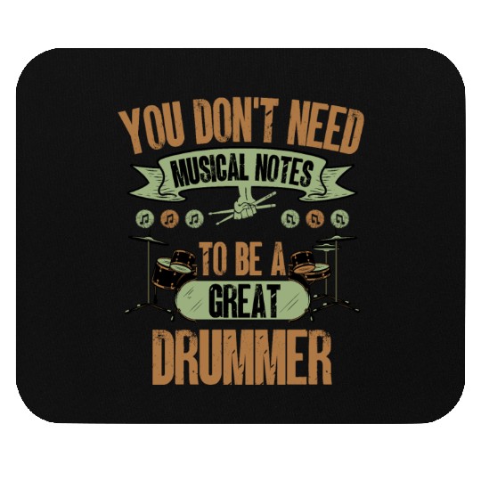 drummer humor gift drums Mouse Pads