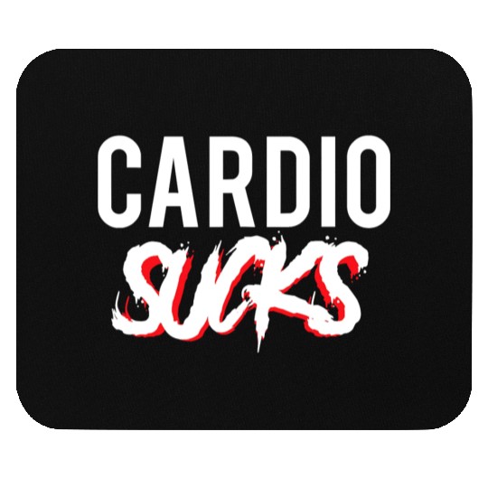 Cardio Sucks Funny Gym Running Cycling Mouse Pads