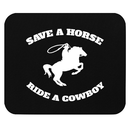 Horse Cowboy Mouse Pads