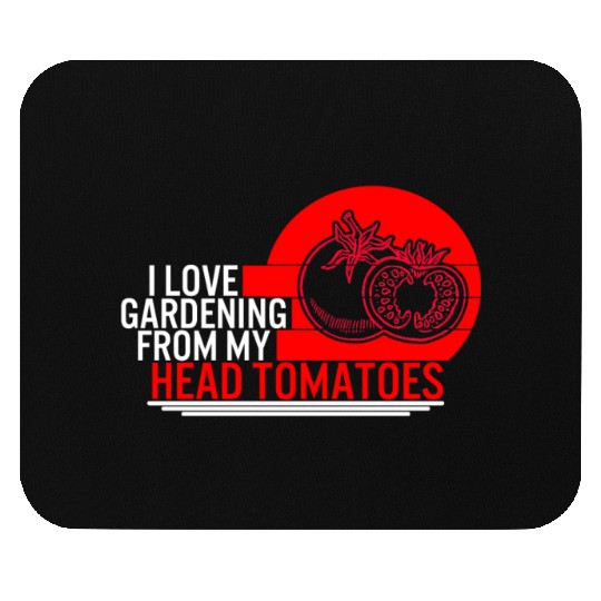 Tomato Vegetable Mouse Pads, I Love Gardening From My