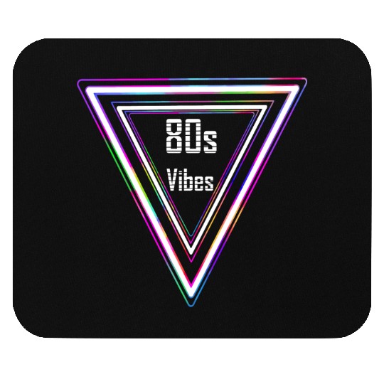 Totally Triangular 80s Vibes Mouse Pads