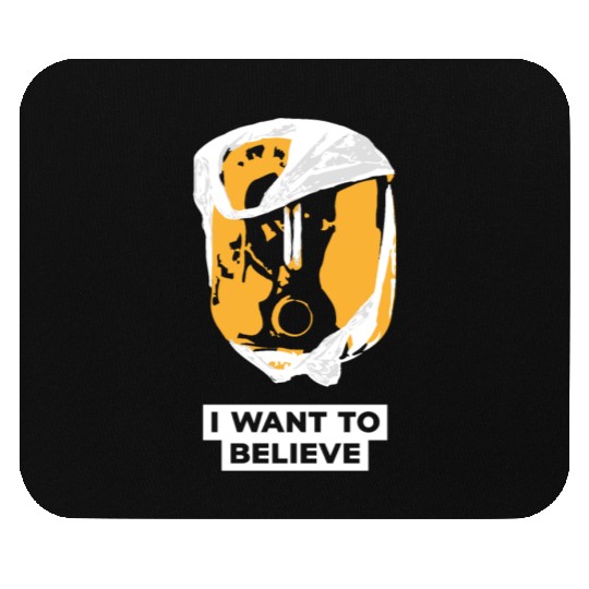 I Want To Believe 001 Skull Mouse Pads