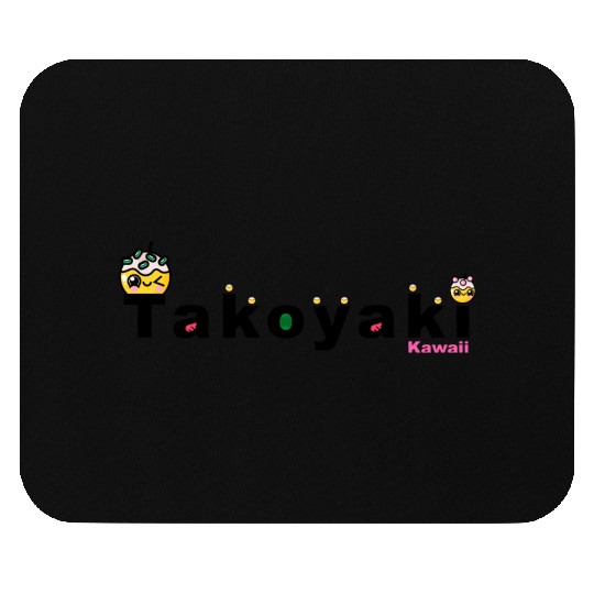 Kawaii Takoyaki Cute Japanese Food Vintage Design Mouse Pads
