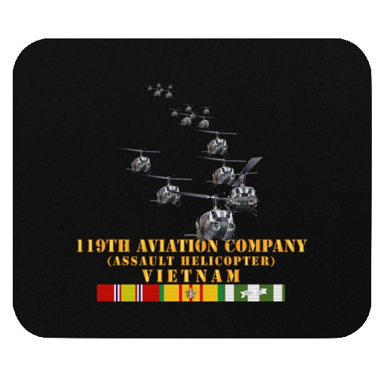 Army 119th Aviation Company Assault Helicopter w V Mouse Pads