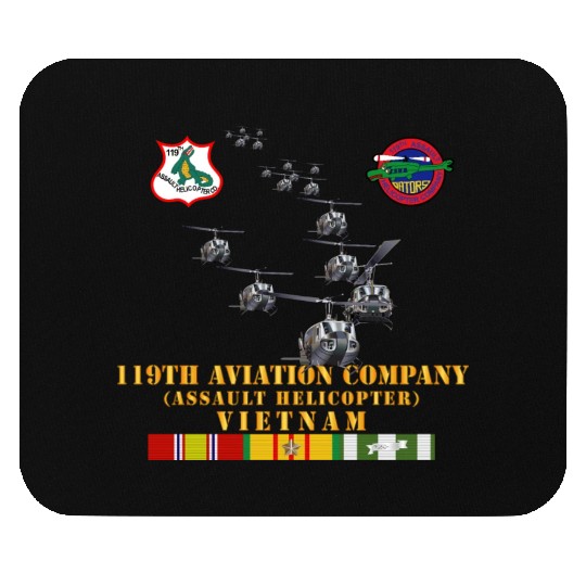 Army 119th Aviation Company Assault Helicopter w S Mouse Pads