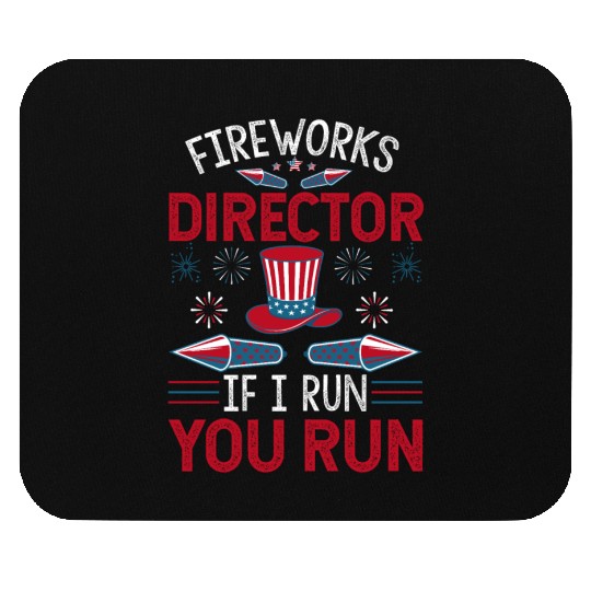 Funny 4th Of July Independence Day Fireworks Gifts Mouse Pads