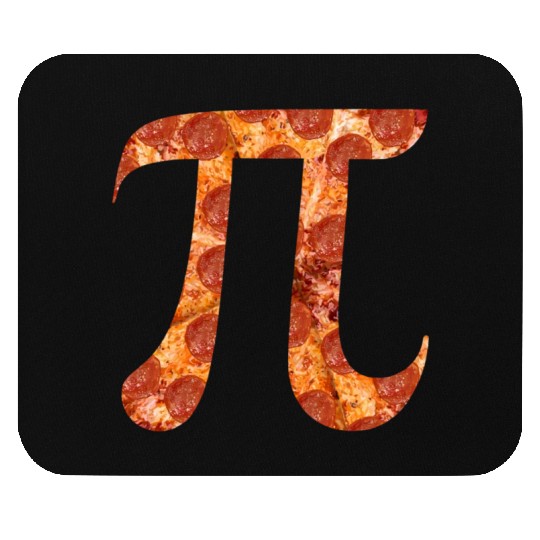 Pepperoni Pizza Pi Mouse Pads