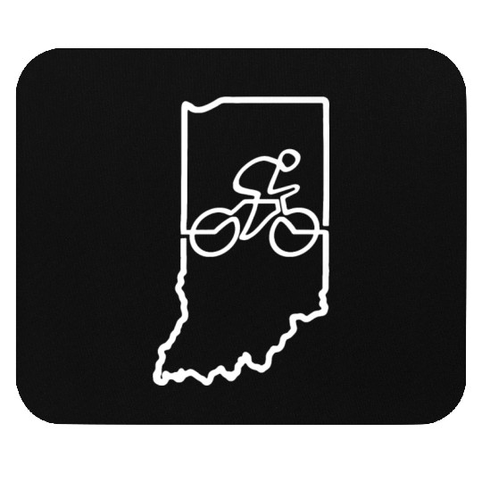 Indiana Cycling Premium Mouse Pads Cyclist Gift Bike